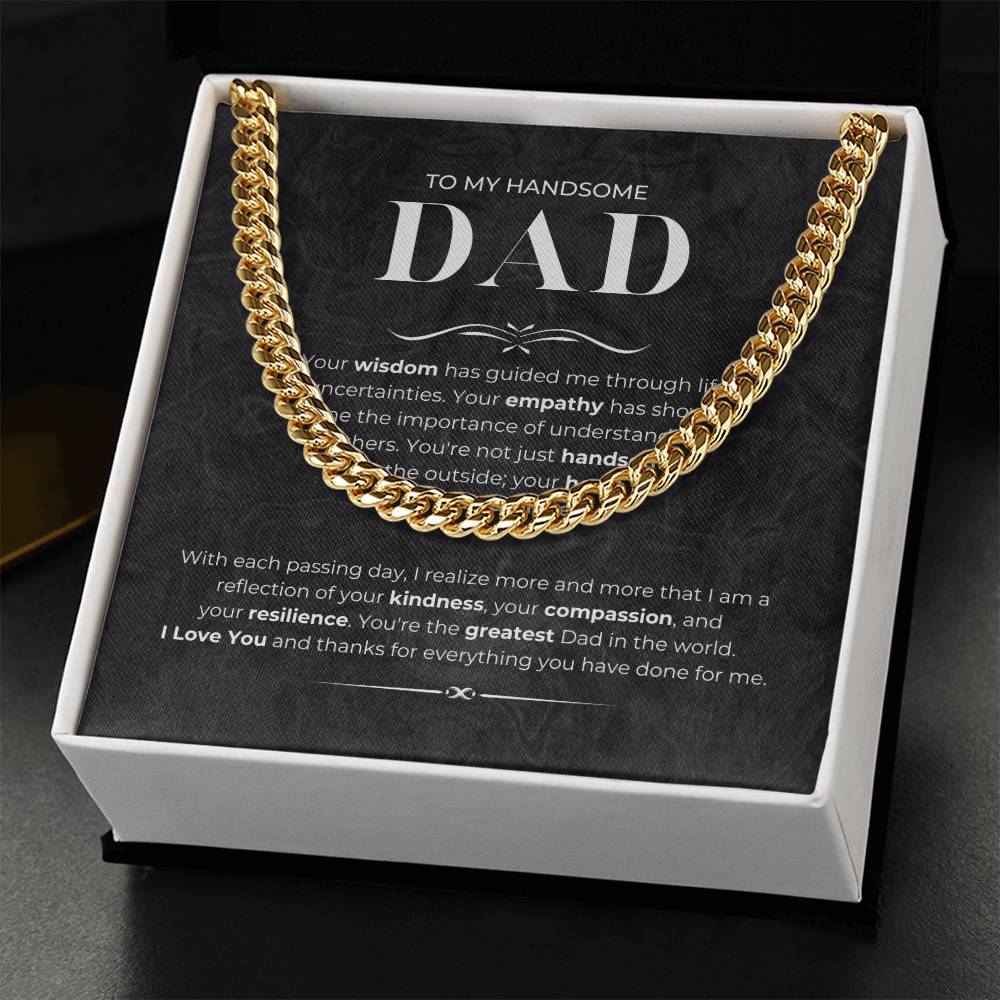 Cuban Link Chain | To My Handsome Dad