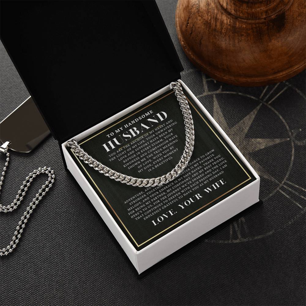 Cuban Link Chain | To My Handsome Husband