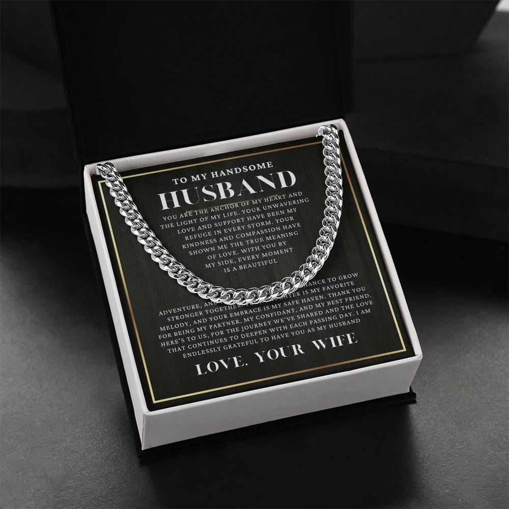 Cuban Link Chain | To My Handsome Husband