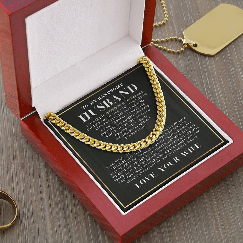 Cuban Link Chain | To My Handsome Husband
