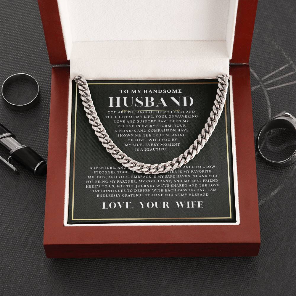 Cuban Link Chain | To My Handsome Husband