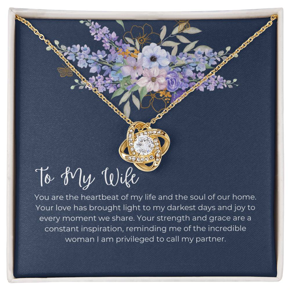 Love Knot Necklace | To My Wife