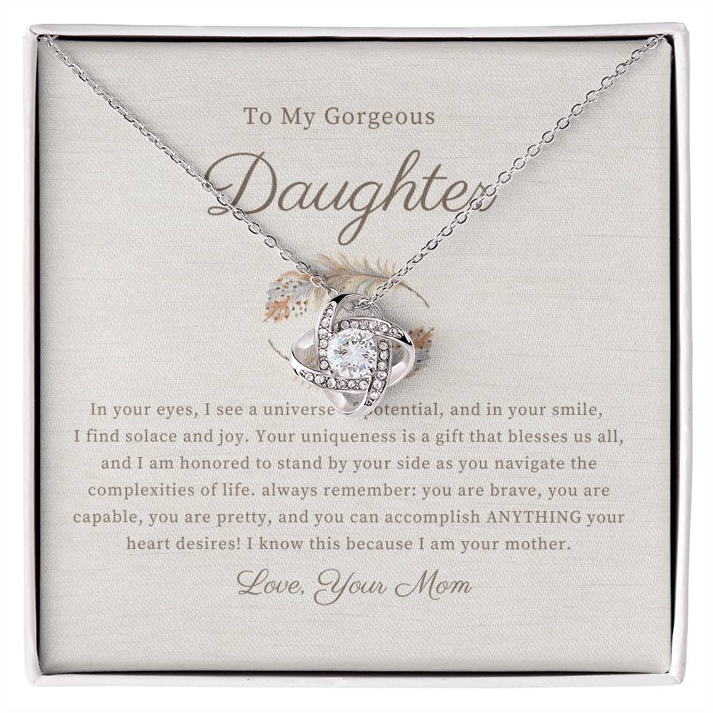 Love Knot Necklace | To my Daughter