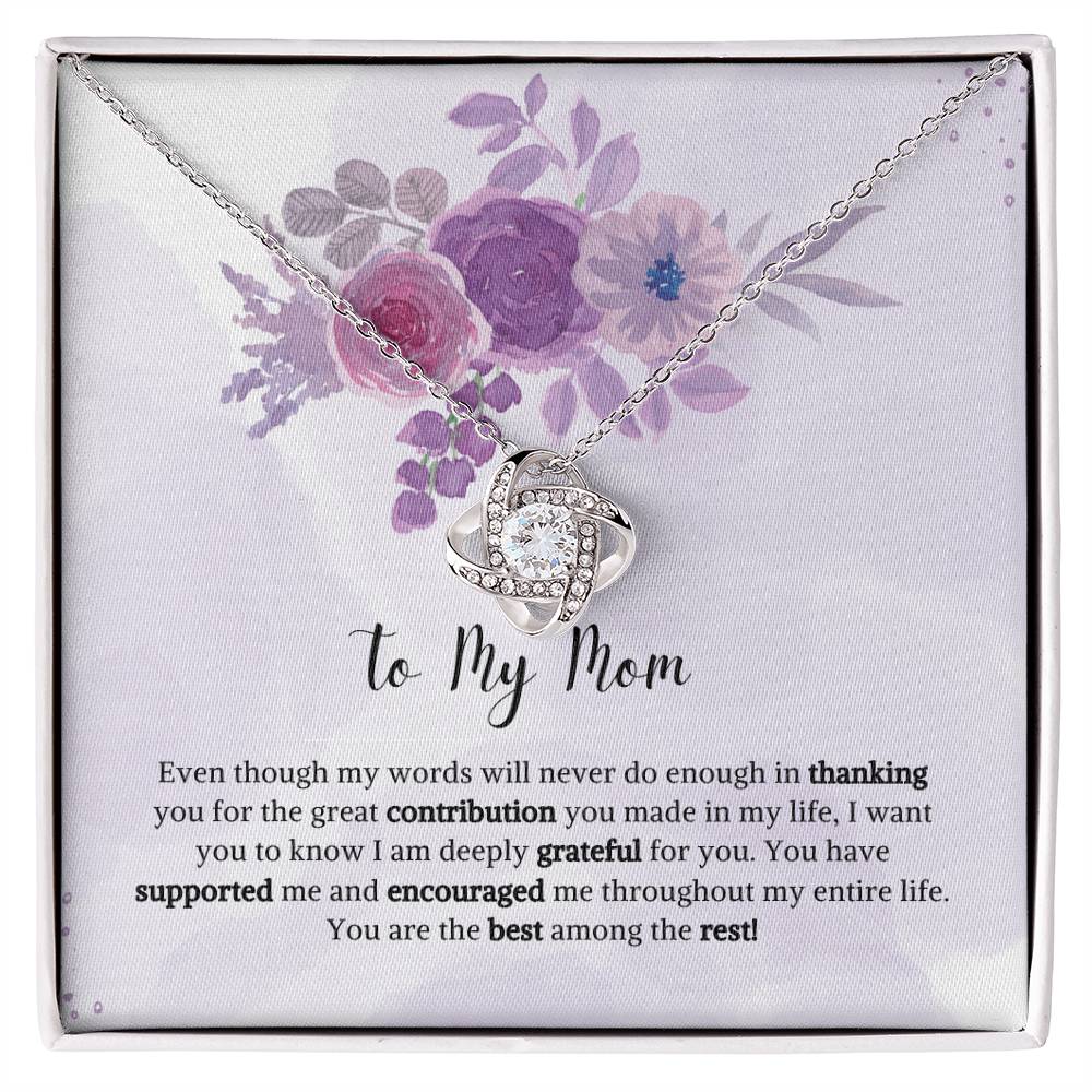 Love Knot Necklace | To My Mom