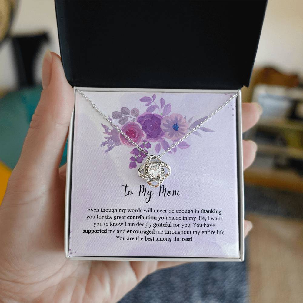 Love Knot Necklace | To My Mom