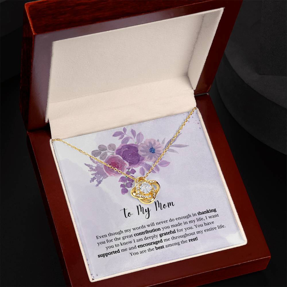 Love Knot Necklace | To My Mom