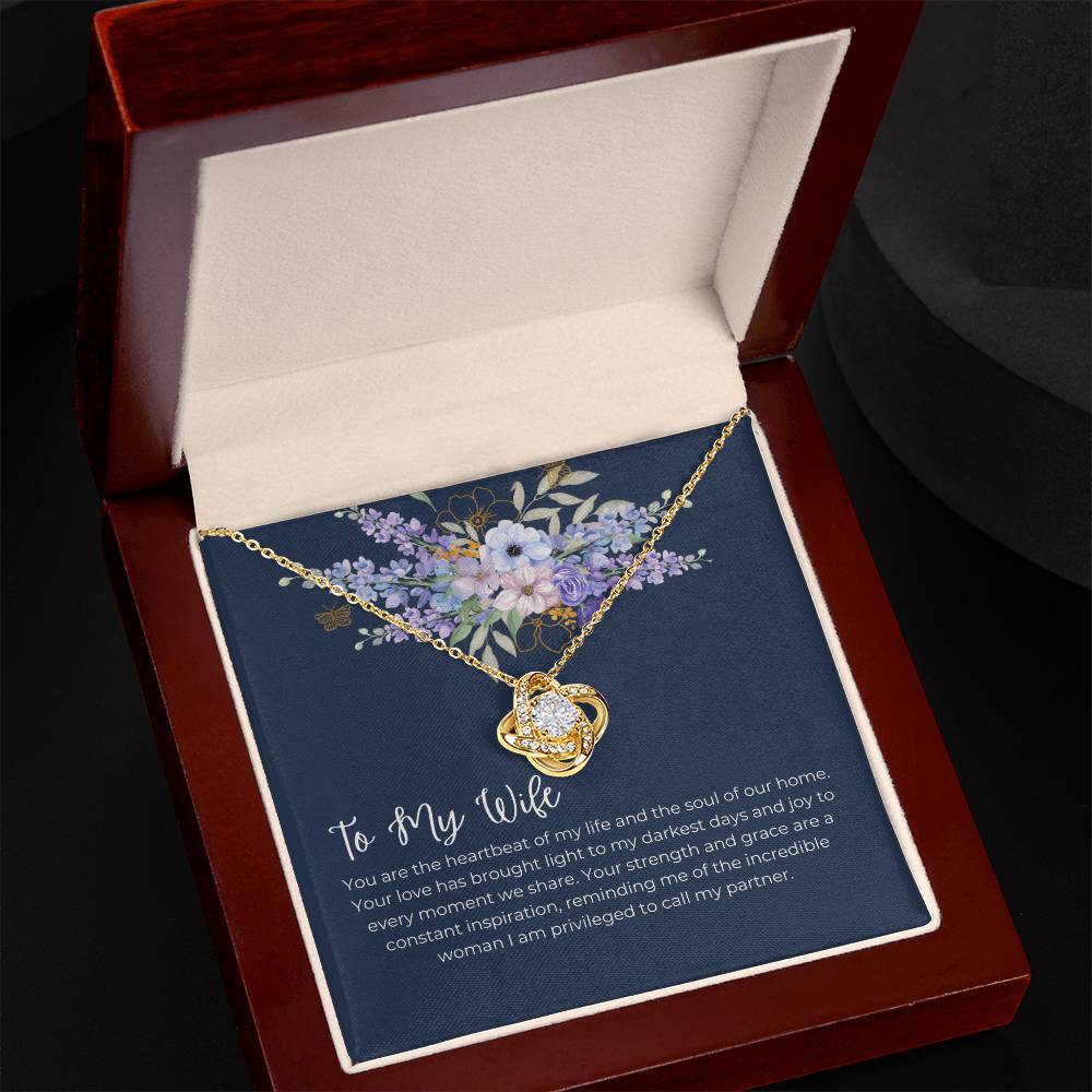 Love Knot Necklace | To My Wife