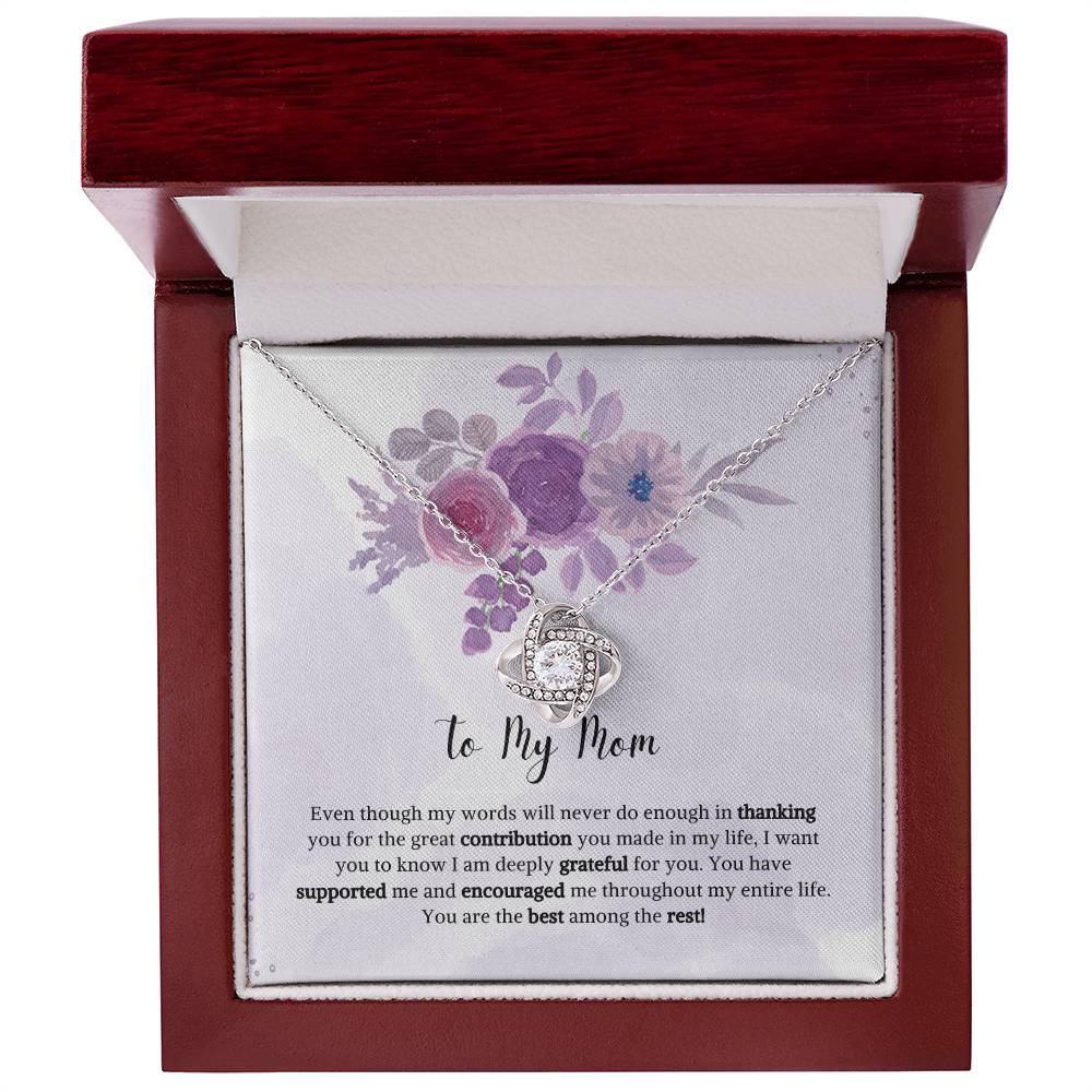 Love Knot Necklace | To My Mom