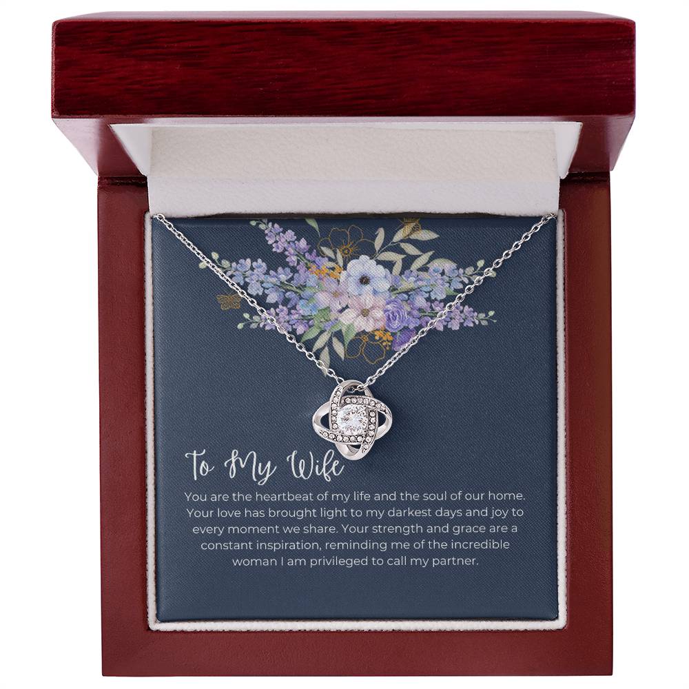 Love Knot Necklace | To My Wife