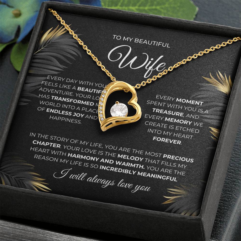 forever Love Necklace | To My Beautiful Wife