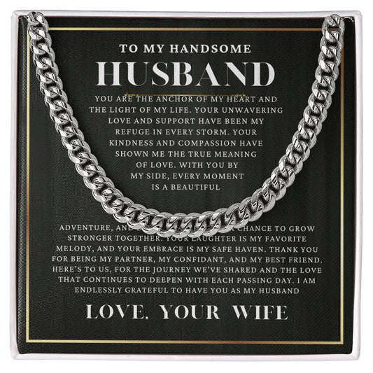 Cuban Link Chain | To My Handsome Husband